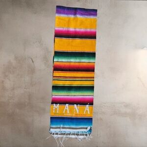 MANÁ MEXICO LINDO Y QUERIDO" Sarape Table Runner